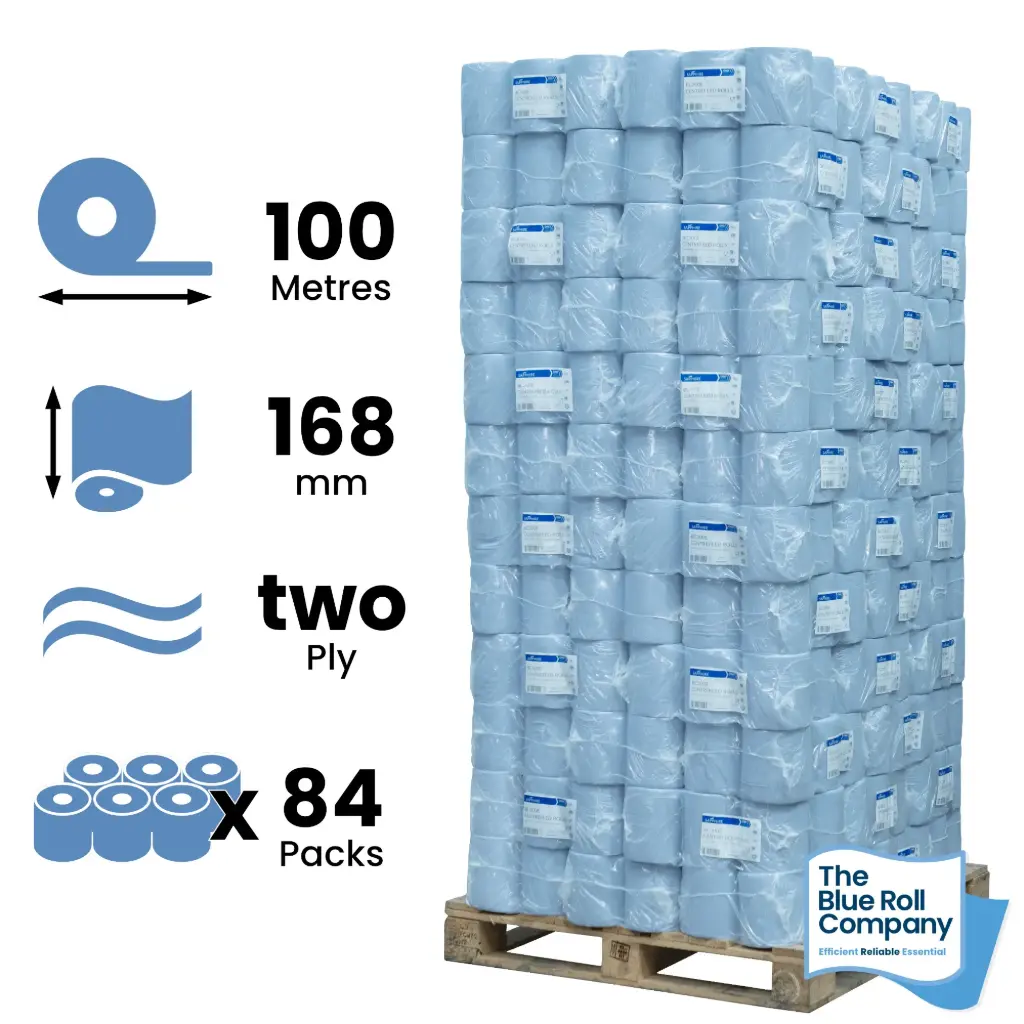 Blue Premium Centrefeed - 100m - Pallet