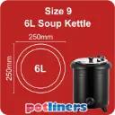 Potliner - Size 9