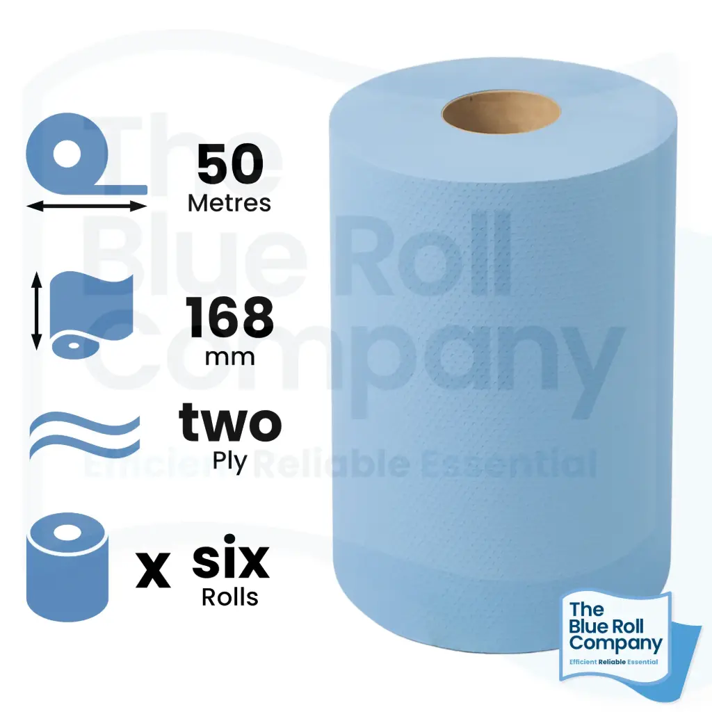 [CF-PREM-BLU-50] Blue Premium Centrefeed (50 Metres)