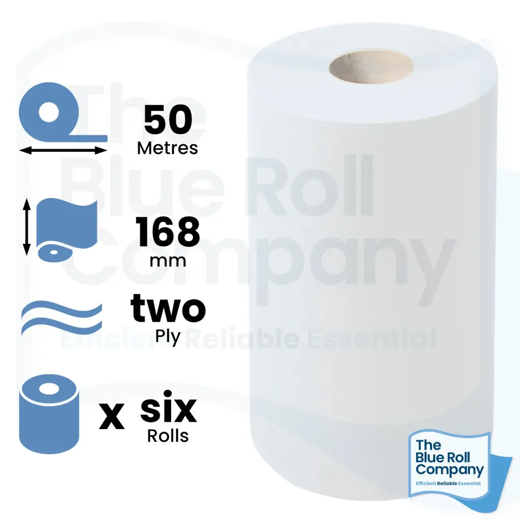 [CF-PREM-WHT-50] White Premium Centrefeed (50 Metres)