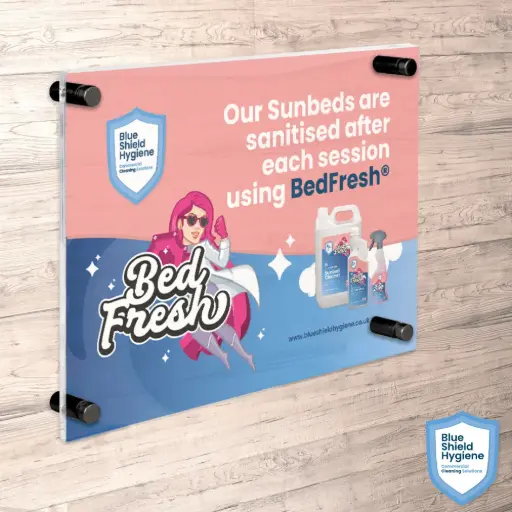 BedFresh - A5 Perspex Wall Plaque