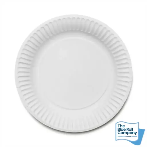 White Paper Plate - 23cm