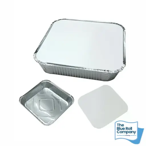No 9 Aluminium Foil Food Containers & Card Lids